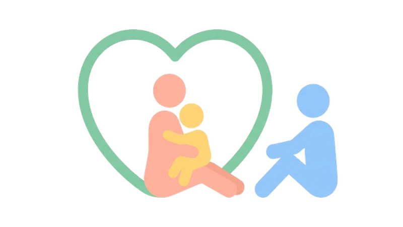 ママの安全基地と見守るパパ